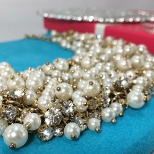 👑👰🏻GORGEOUS Natasha pearl crystal necklace💍
